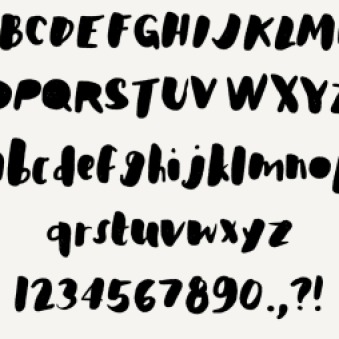 This font is the 53 version of a real font that I am selling in my Creative Market shop. You can try it out in Paper!